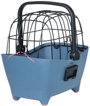 Hondenfietsmand Basil Buddy KF - voorop - 45 x 32 x 22 cm - faded denim - Afbeelding 4