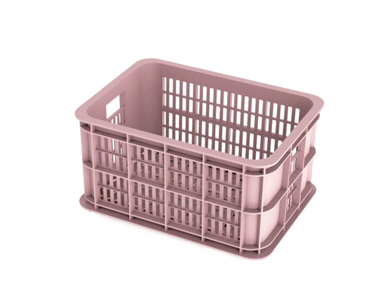 Fietskrat Basil Crate small - 25 liter 40 x 29 x 21 cm -  faded blossom