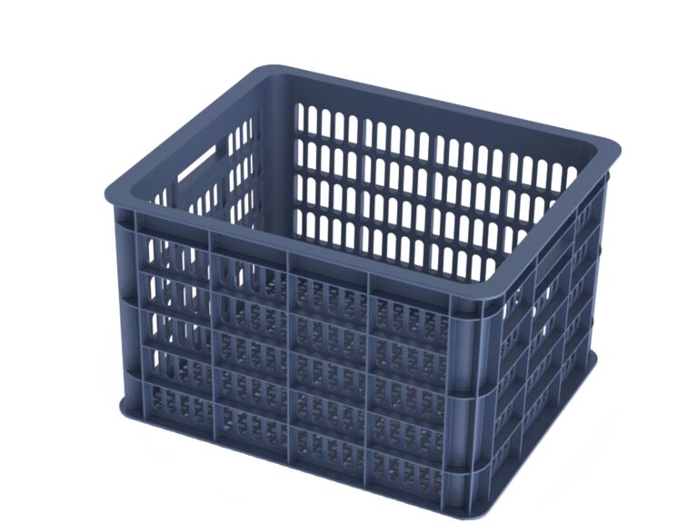 Fietskrat Basil Crate medium 33 liter 40 x 33 x25 cm - bluestone