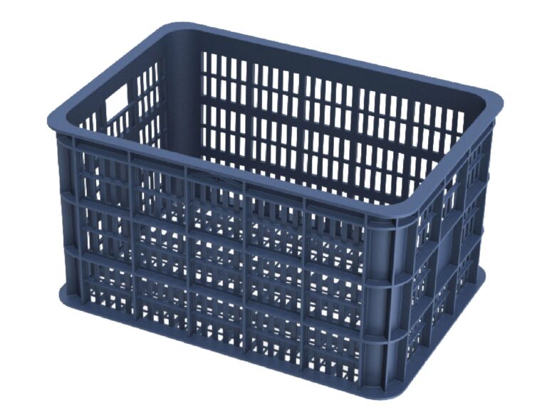 Fietskrat Basil Crate large 50 liter 50 x 36 x 27 cm - bluestone