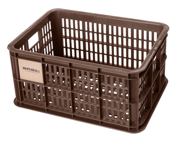 Fietskrat Basil Crate small 17,5 liter 29 x 39 x 20 cm - chocolate brown