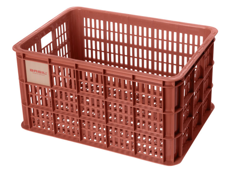 Fietskrat Basil Crate large 40 liter 34 x 49 x 27 cm - terra red