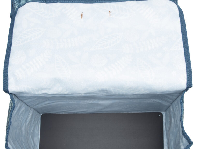 Dubbele fietstas New Looxs Fiori Double 30 liter 37 x 12,5 x 33 cm (2x) - forest blue