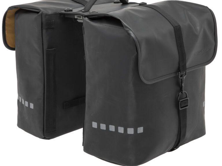 Dubbele fietstas New Looxs Odense Double MIK 39 liter 34 x 16 x 38 cm (x2) - zwart