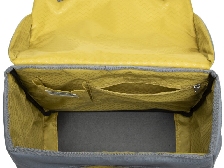Enkele fietstas New Looxs Mondi Joy Single 18,5 liter 36 x 16 x 32 cm - quilted grey