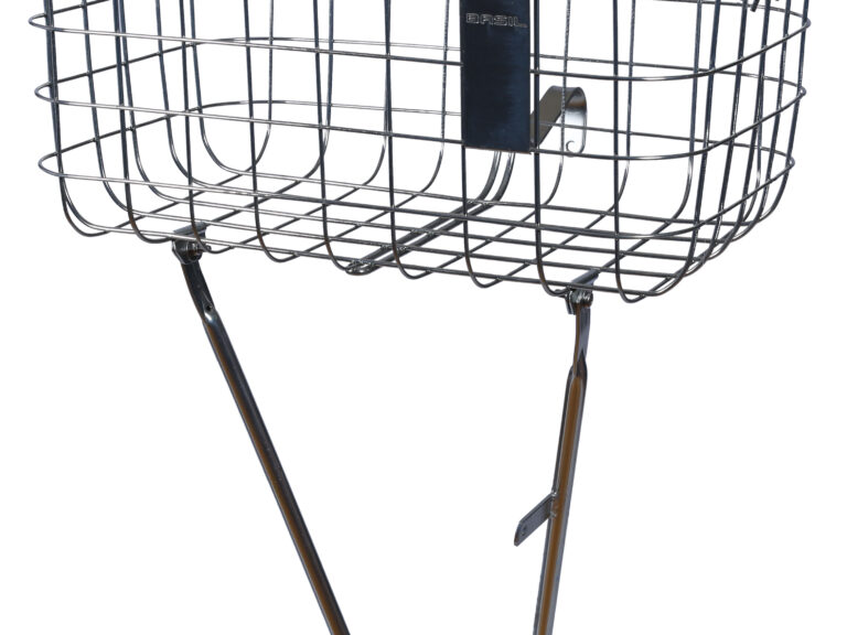 Fietsmand Basil Robin 27 liter 47 x 31 x 25 cm - zilver