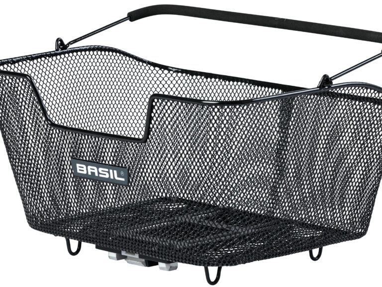 Fietsmand Basil Base M MIK 43 x 30 x 23 cm - zwart