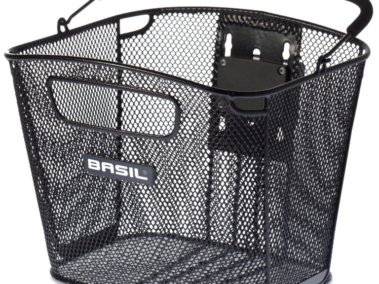 Fietsmand Basil Bold Front KF 28 x 34 x 27 cm - zwart