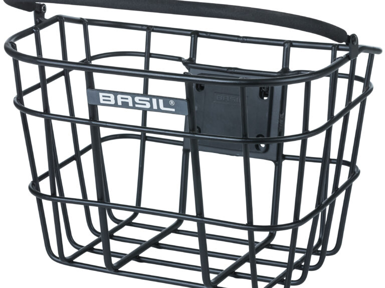 Fietsmand Basil Bremen Alu KF 28 x 37 x 26 cm - zwart