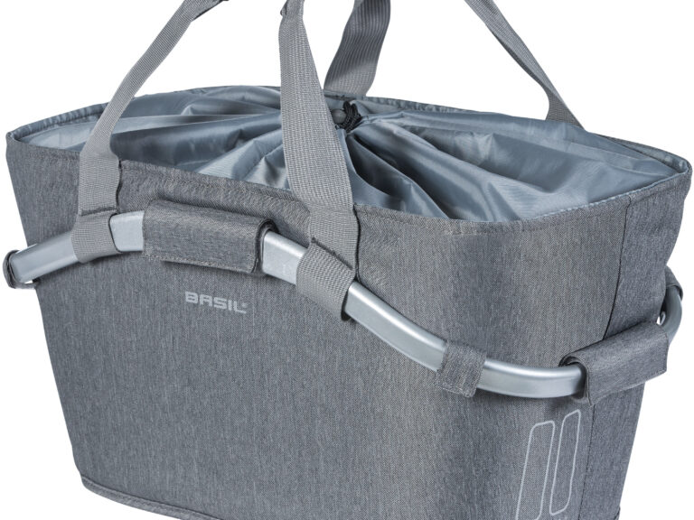 Fietsmand achter Basil 2Day Carry All MIK 22 liter 50 x 28 x 26 cm - grijs