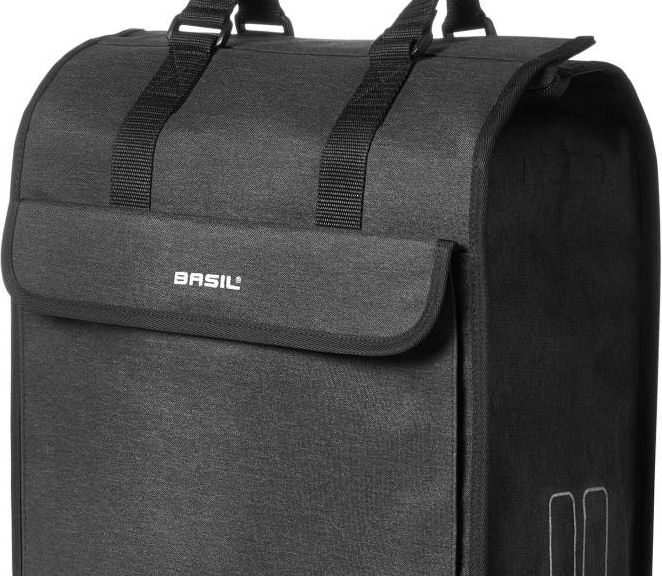 Fietstas Basil Mira 17 liter 36 x 16 x 37 liter - zwart