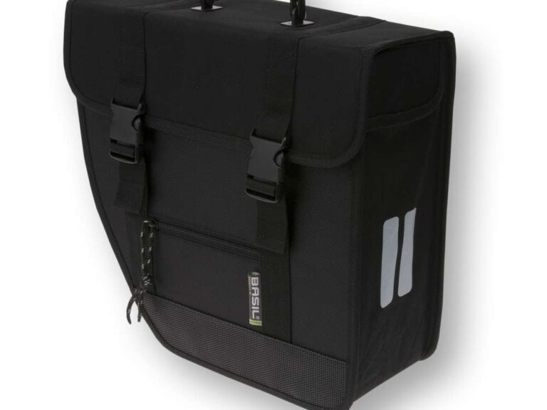 Fietstas Basil Tour Single links 17 liter 33 x 14 x 33 cm - zwart