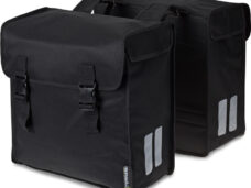 Dubbele fietstas Basil Mara -3XL 52 liter 39 x 18 x 35 cm - zwart