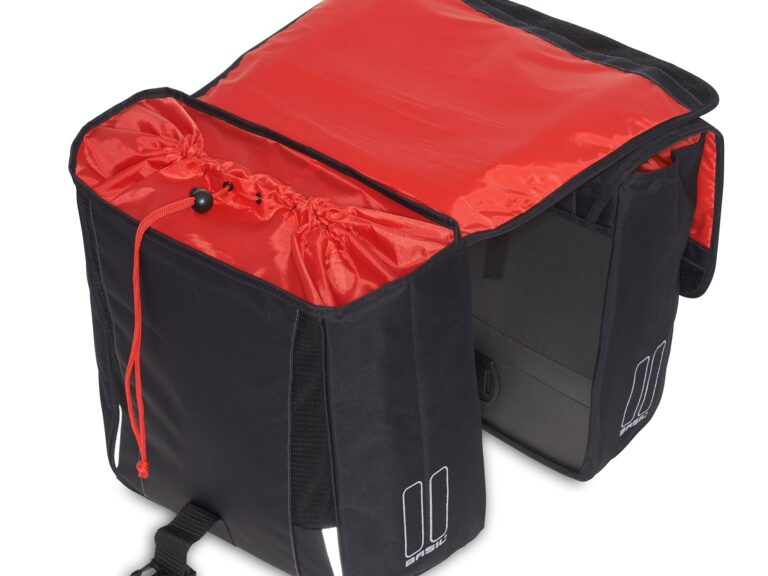 Dubbele fietstas Basil Sport Design 32 liter  35 x 15 x 43 cm  - zwart
