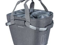 Fietsmand Basil 2day Carry All 15 liter 28 x 37 x 25 cm - grijs