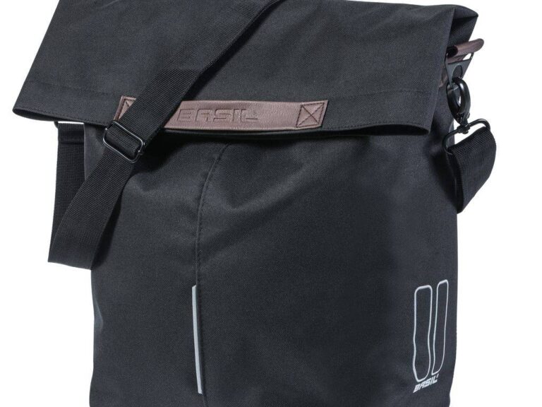 Fietstas Basil City Shopper 14-16 liter 30 x 18 x 49 cm - zwart