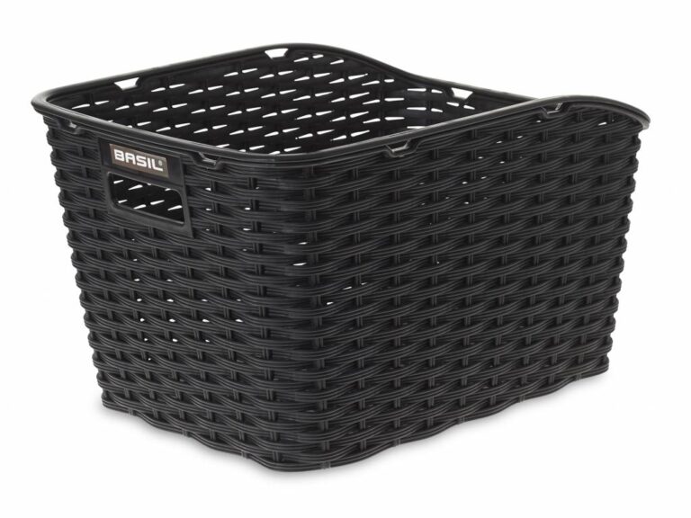 Fietsmand Basil Weave WP 43 x 32 x 25 cm - zwart
