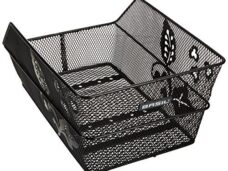 Fietsmand Basil Cento Flower 45 x 31 x 21 cm - zwart