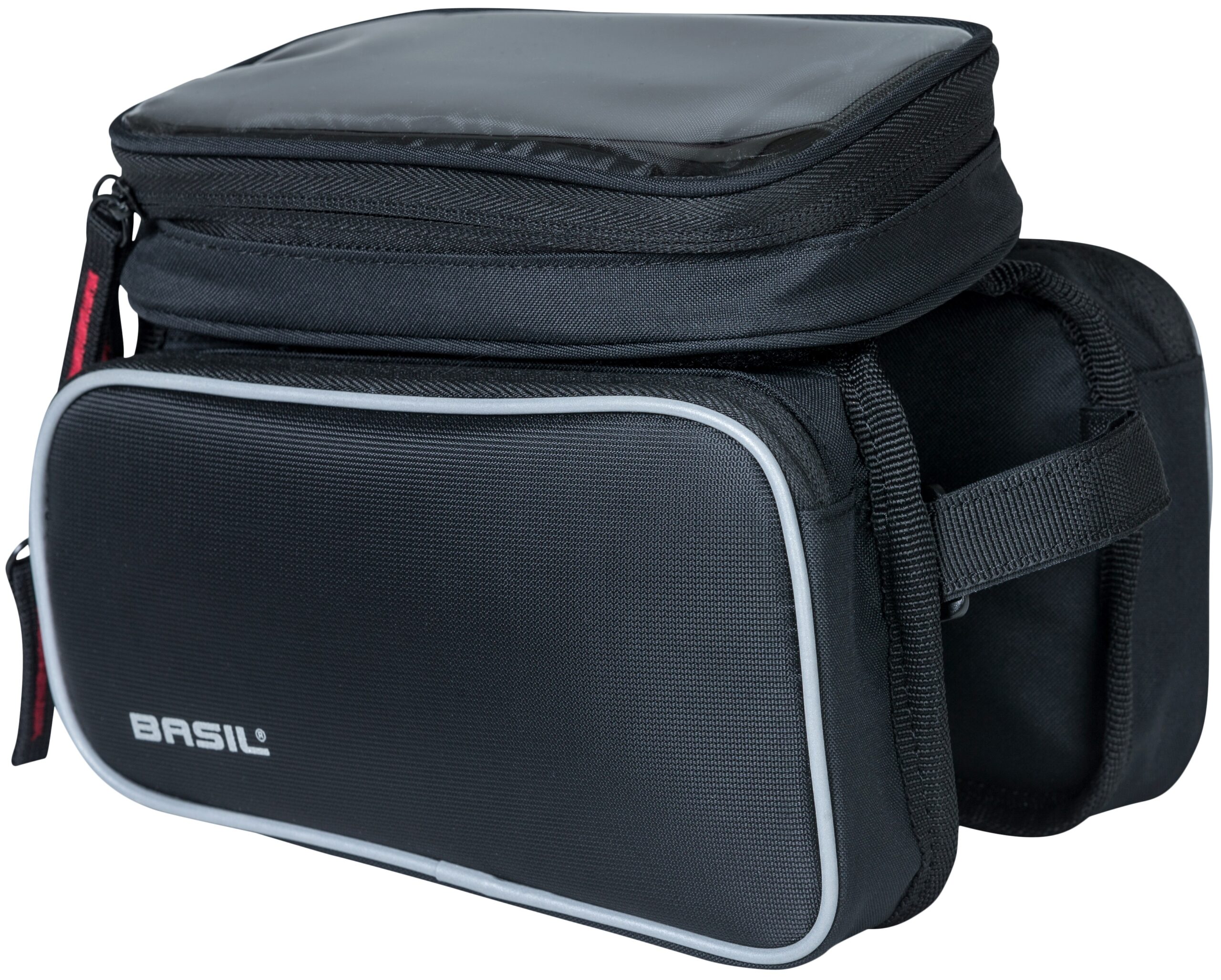 Frametas Basil Top Tube Sport Design Double 1,5 liter 20 x 13 x 17 cm - zwart - Afbeelding 3