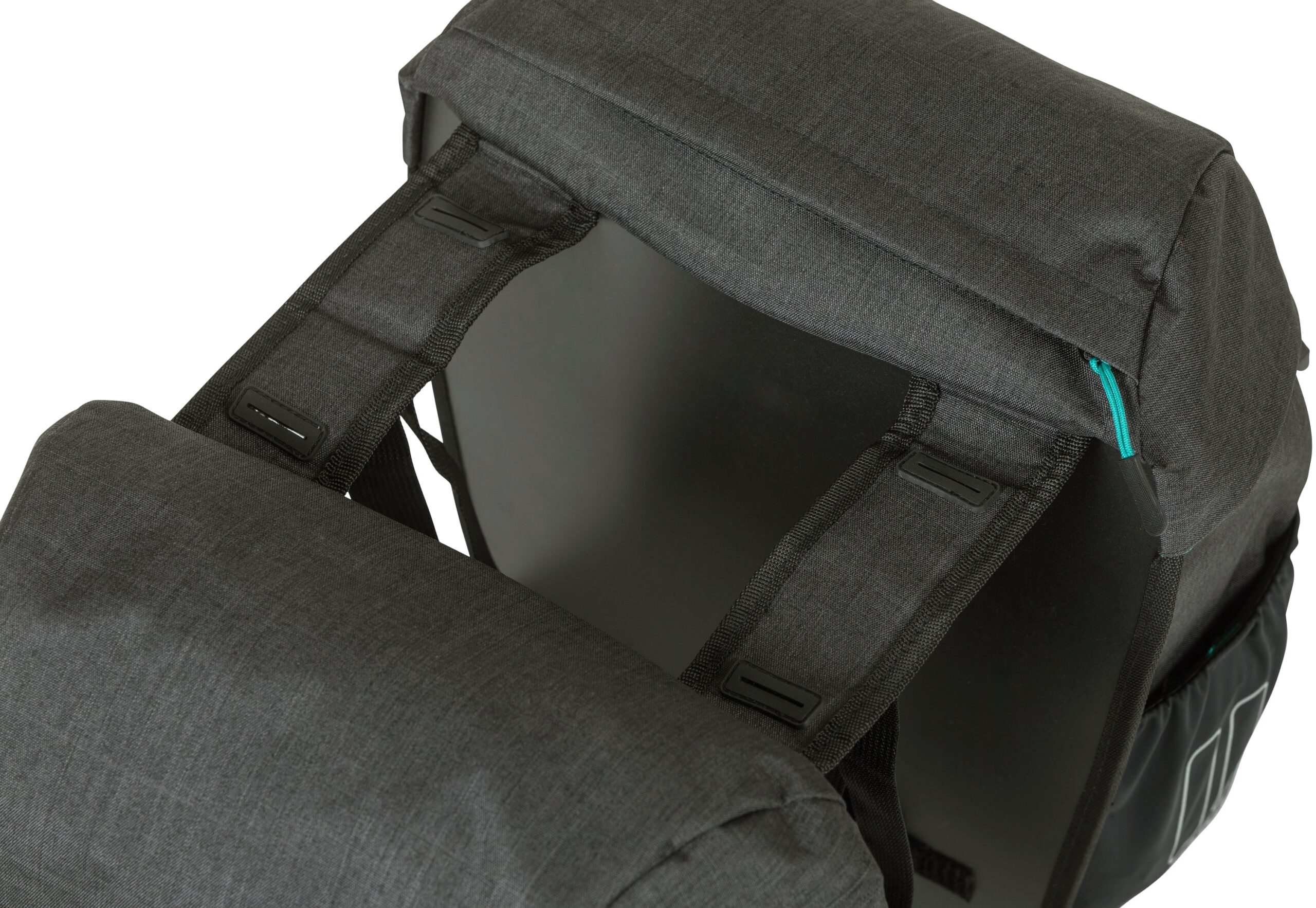 Dubbele fietstas Basil Discovery 365D 18 liter 30 x 15 x 31 cm - black melee - Afbeelding 3