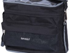 Stuurtas Basil Mali 8 liter 26 x 17 x 22 cm - zwart