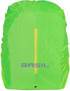 Fietsrugzak voor 13"  laptop Basil B-Safe Commuter Nordlicht 13 liter 26 x 13 x 40 cm - olijfgroen
