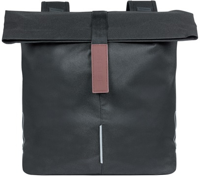Dubbele fietstas Basil City 28 tot 32 liter 30 x 18 x 49 cm - zwart - Afbeelding 2