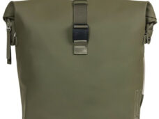 Dubbele fietstas Basil SoHo Nordlicht 41 liter 31 x 13 x 37 cm - mosgroen