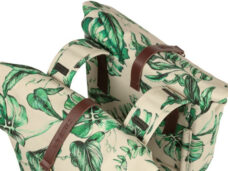 Dubbele fietstas Basil Ever-Green 28 tot 32 liter 28 x 16 x 35 cm - sandshell beige