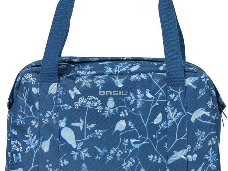 Fietstas Basil Wanderlust 18 liter 39 x 13 x 30 cm - indigo blauw