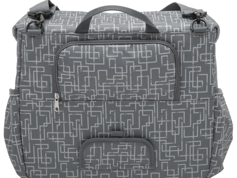 Dubbele fietstas New Looxs Mondi Joy Double 38 liter 37 x 16 x 32 cm (2x) - quilted grey