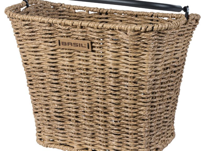Fietsmand Basil Bremen Rattan Look KF 27 x 35 x 29 cm - seagrass