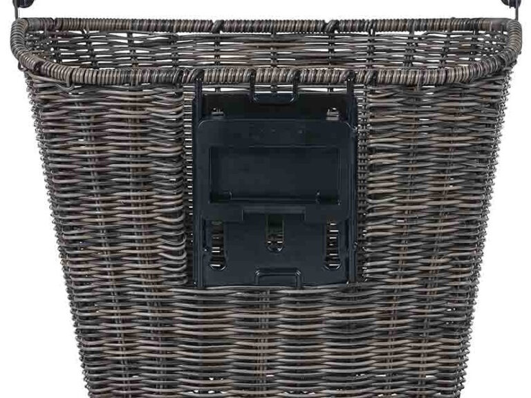 Fietsmand Basil Bremen Rattan Look KF 18 x 30 x 24 cm - nature brown