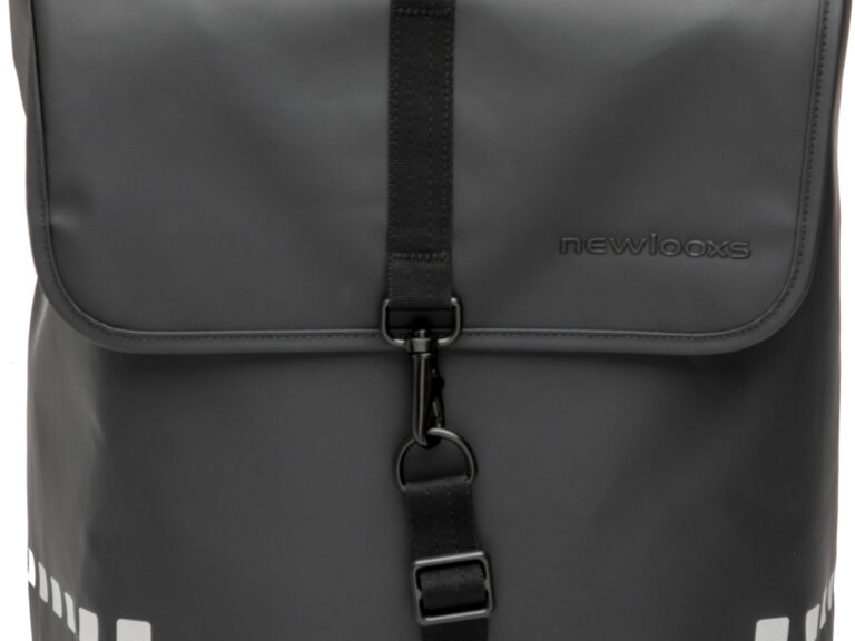Dubbele fietstas New Looxs Odense 39 liter 34 x 16 x 38 cm (x2) - zwart
