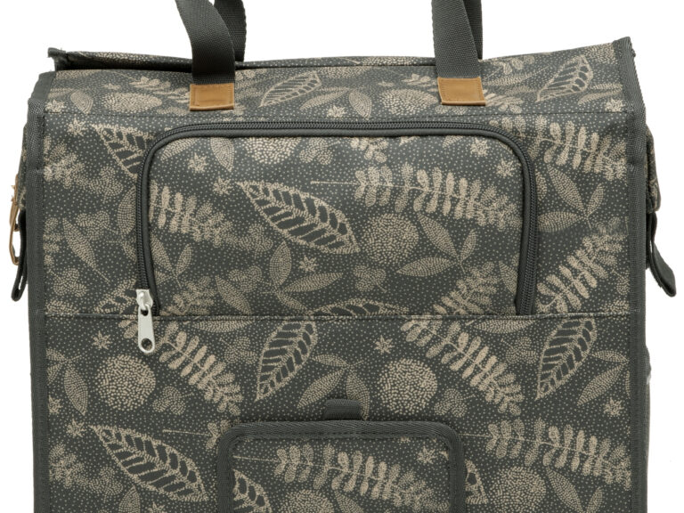 Enkele fietstas New Looxs Lilly Forest 18 liter 35 x 16 x 32 cm - anthraciet