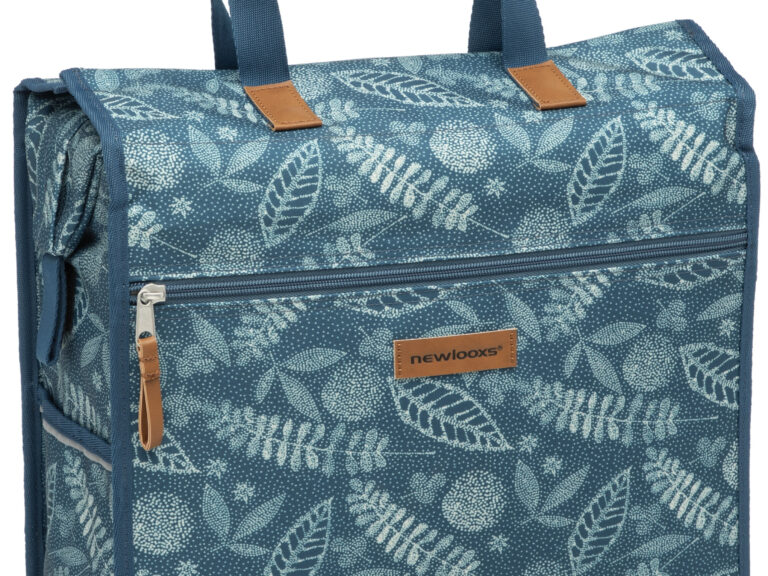 Enkele fietstas New Looxs Lilly Forest 18 liter 35 x 16 x 32 cm - blauw