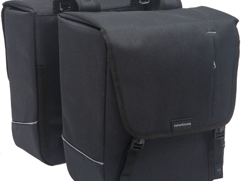 Dubbele fietstas New Looxs Nova Double 32 liter 35 x 35 x 15 cm (2x) - zwart