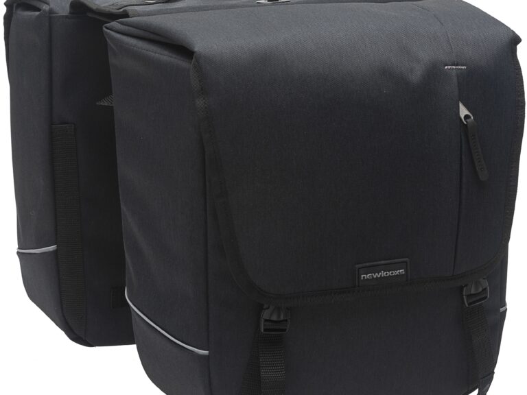Dubbele fietstas New Looxs Nova Double Detachable 32 liter 35 x 35 x 15 cm (2x) - zwart