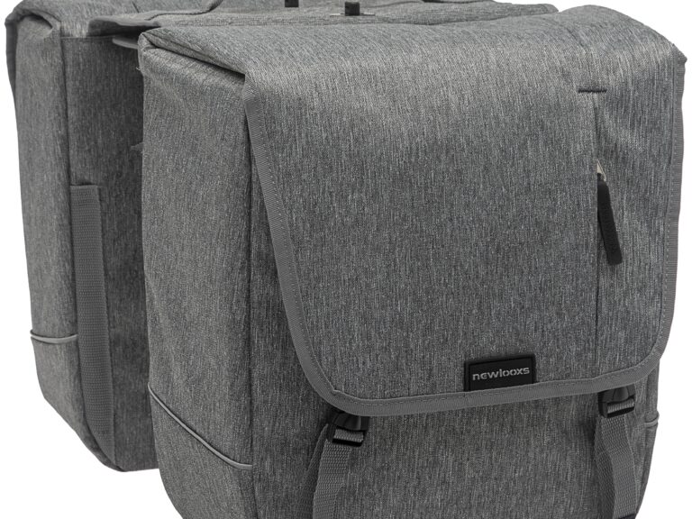 Dubbele fietstas New Looxs Nova Double Detachable 32 liter 35 x 35 x 15 cm (2x) - grijs