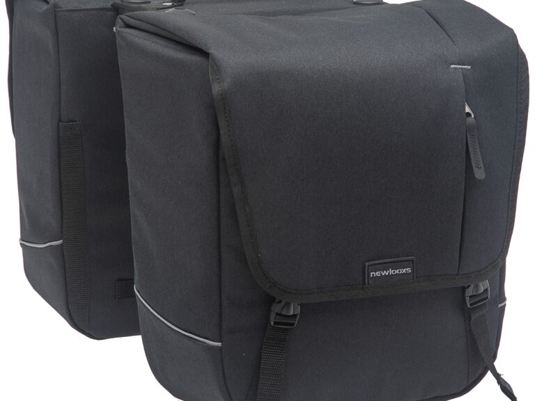 Dubbele fietstas New Looxs Nova Double Racktime 32 liter 35 x 35 x 15 cm (2x) - zwart