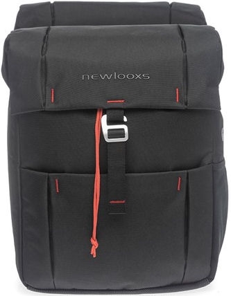 Dubbele fietstas New Looxs Vigo Double Atran 37 liter 31 x 40 x 15 cm (2x) - zwart