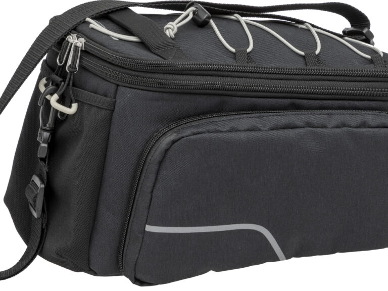 Bagagedragertas New Looxs Sports Trunkbag Racktime 31 liter 34 x 20 x 24 cm - zwart