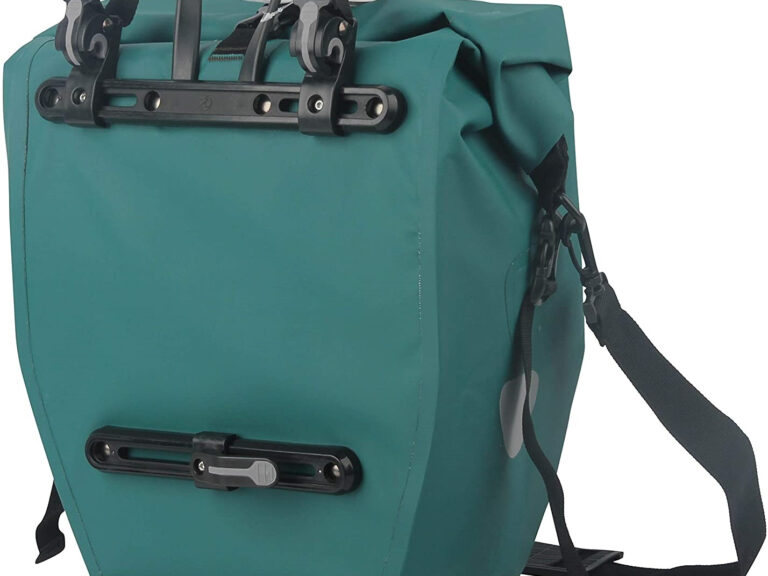 Enkele fietstas Büchel 100% waterdicht 25,4 liter - turquoise