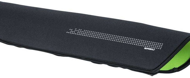 Geïntegreerde accuhoes Basil universeel - black/lime