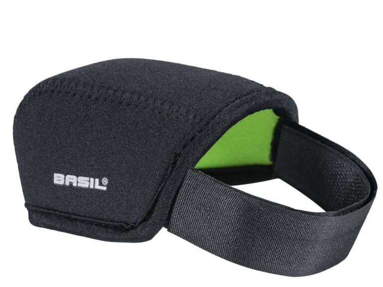 Neopreen hoes Basil voor aansluiting Bosch frameaccu - zwart