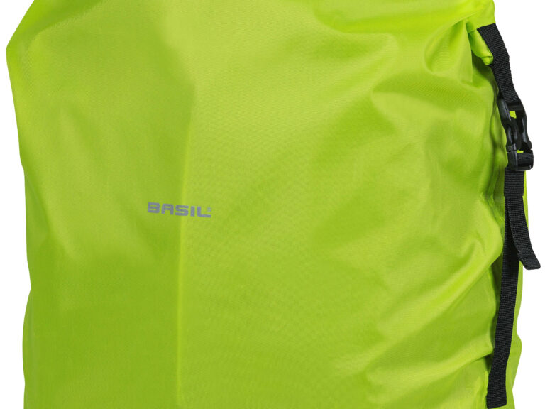 Regenhoes Basil "Keep Dry and Clean" - verticaal - neon geel