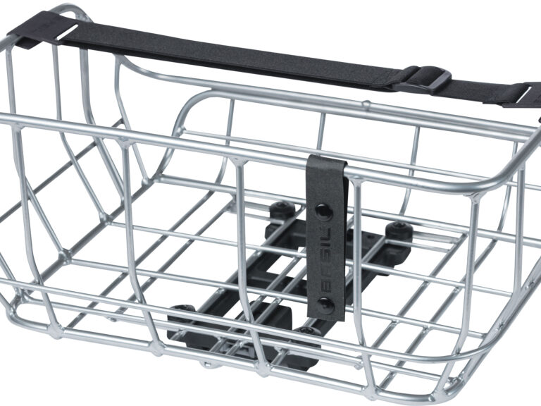 Fietsmand Basil Portland Rear MIK 25 liter 43 x 36 x 22 cm - chroom
