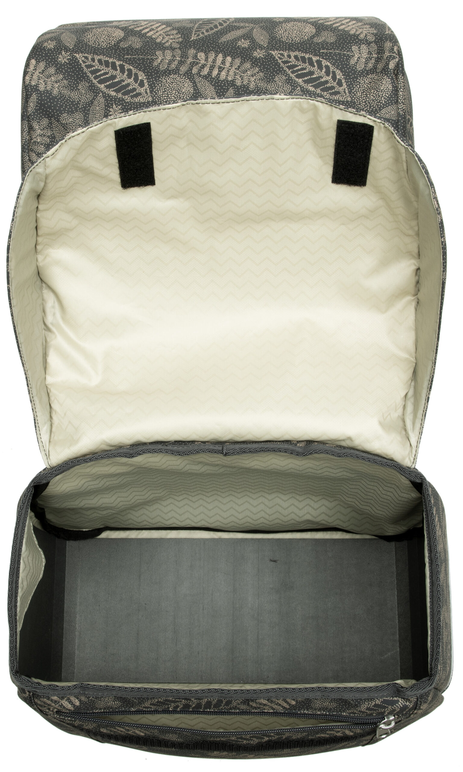 Dubbele fietstas New Looxs Joli Forest 37 liter 38 x 18 x 30 cm (2x) - anthracite