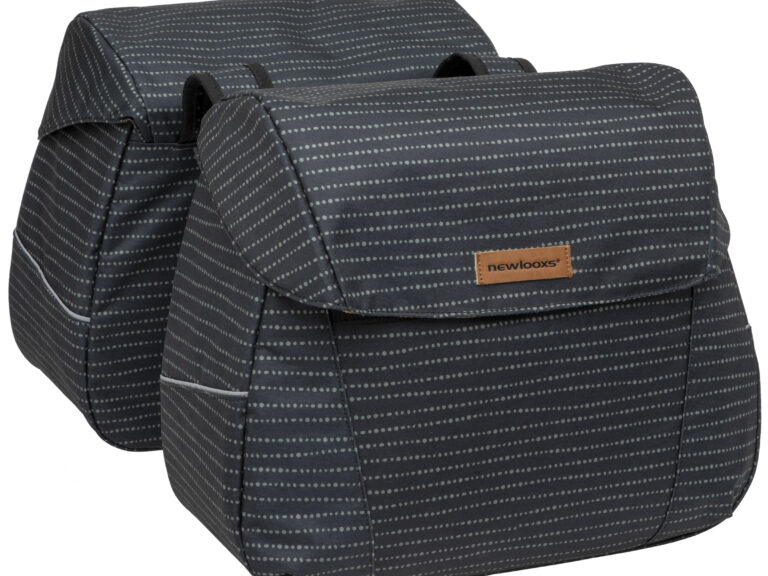 Dubbele fietstas New Looxs Joli Nomi 37 liter 38 x 30 x 18 cm (2x) - black