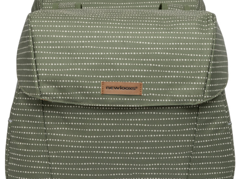 Dubbele fietstas New Looxs Joli Nomi 37 liter 38 x 30 x 18 cm (2x) - green
